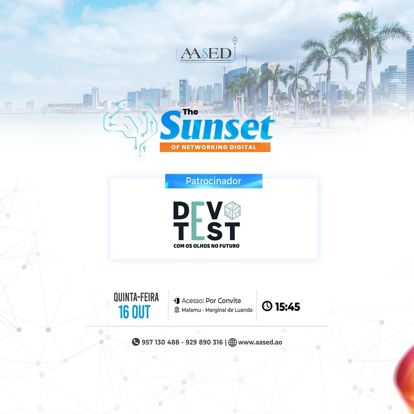 Conheça a DevTest: Um dos Nossos Patrocinadores do "Sunset of Networking Digital"